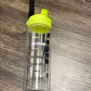 PINK Victoria's Secret Water Bottle with Neon Yellow Lid